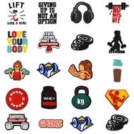 Shoes Charm Fitness Pvc Shoes Buckle Fitness Clothing Shoes Accessories