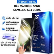 Samsung S24 Ultra PPF UV Smart Devil full screen transparent flexible screen protector - Samsung Gal