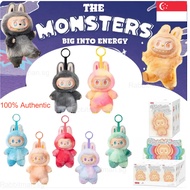 Labubu V3 Big into energy 3.0 series Heartbeat Macaron Enamel Monster Face Blind Box PVC Figurine De