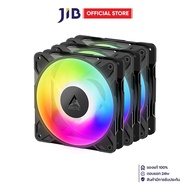 CASE FAN (พัดลมเคส) ARCTIC P12 PRO A-RGB PACK 3 - BLACK (ACFAN00310A)