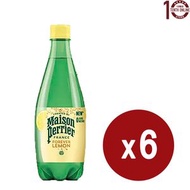 Perrier 法國巴黎檸檬味有汽天然礦泉水(膠樽裝) 6x500亳升-有氣