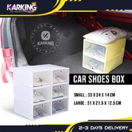 Universal Storage Box Stackable Colorful Plastic Shoes Stack Cabinet Box Kotak Kasut Rak kasut