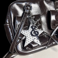 Star Music Symbol Polka Dot Necklace Y2K Sweet Cool Hot Girl Cute Long Necklace Sweater Chain