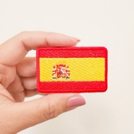 FLAG EMBROIDERY PATCH SPAIN FLAG EMBROIDERED BADGE/ FLAG SIGN IRON PATCH