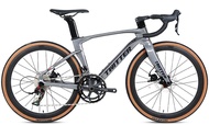 TWITTER Freedom-Disc Carbon Fiber 24" Wheel Road Bike - Dark Gray - Rical-22S