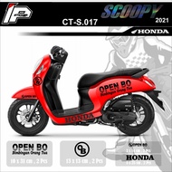 Sticker CUTTING SCOOPY (OPEN BO) - Sticker CUTTING Variasi List HONDA SCOOPY (OPEN BO) CT-S.017 Desi