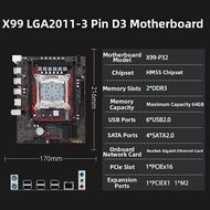 Dual-Quad Channel E5 Supported X99 Motherboard