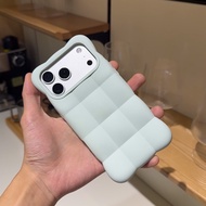 【Fresh green/3D Cloud/Liquid silicone case】for iPhone 15 16 17 18 Pro Max