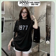 1977 T-Shirt 3P Turtleneck Loose Cotton T-Shirt for Men and Women Unisex78