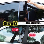 Car Window Door Column B C BC Pillar Post Cover Trim For Suzuki Vitara SX4 Swift