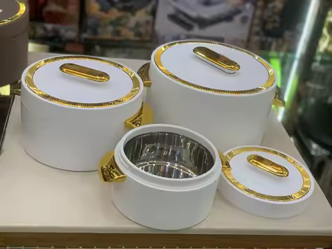 Stainless Steel Lunch Box Set, Lasting Insulation, Insulated Hot Pot, Ramadan Event, 1 L, 2 L, 2.5 L