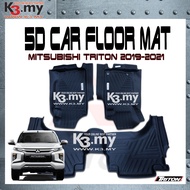 Mitsubishi Triton 2019-2021 5D Car Floor Mat (Carpet) 4X4 Isuzu Dmax Carpet