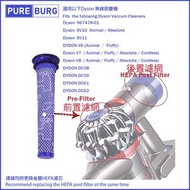 淨博 - 前置濾網濾芯適用於Dyson V6 V7 V8 SV10 SV11 DC58 DC59 DC61 DC62無線吸塵機