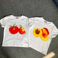 Cutie.colors Tomatoes and Peach Baby Tee เสื้อเบบี้ทีสกรีนลาย