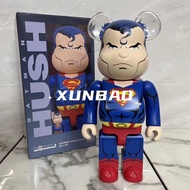 28cm Tall Superman Bearbrick Action Figure Toy 400% Collections New version