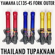 YAMAHA LC135 4S TUPAKNAM FORK OUTER COVER CNC ALLOY LC BRAKE CALIPER DEPAN TUBE SPRING USD P34 LEO L