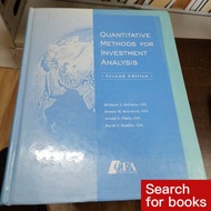 精 English books English books QUANTITATIVE METHODS FOR INVESTMENT ANALYSIS Second-hand Second-hand