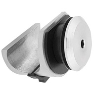 Glass Sliding Pipe Tube Bracket to Glass For 1 Inch Pipe Diameter 25mm