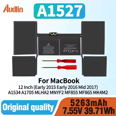 A1534 A1527 A1705 (Early 2015 Early 2016 Mid 2017) Battery for MacBook 12 Inch Retina EMC 2746 2991 
