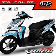 Stiker Vario 125 Old KZR Full Body Decal Vario 125 Old 2013 2014 2015 Full Body Keren Desain Doraemo