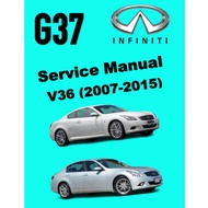 INFINITI G37 (2007-2015) SERVICE WORKSHOP MANUAL