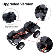 155mm 6.10in Wheelbase Assembled Frame Chassis With 2-Speed Gearbox For Rc Crawler TRX4M Bronco Defe