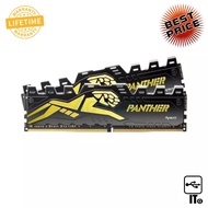 RAM DDR4(3200) 16GB (8GBX2) APACER PANTHER GOLDEN ประกัน LT. เเรม เเรมคอม เเรมคอมพิวเตอร์ เเรมคอมประ