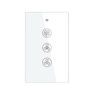 Moes WiFi RF433 Smart Ceiling Fan Switch Smart Life/Tuya App 2/3 Way control Wireless Remote Control