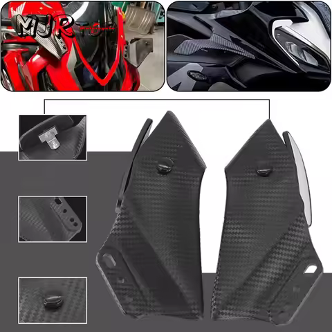 NEW Motorcycle Carbon Adjustable Mirror Flank Spoiler Fairing For YZFR6 R6S R1 R3 R15 R25 R125 V2 V3