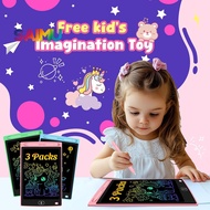 Handwriting LCD Writing Tablet 12 Inch Colorful Kids Drawing Board Papan Lukisan Grafiti