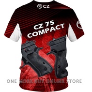 CZ 75 COMPACT RED T SHIRT FOR MAN