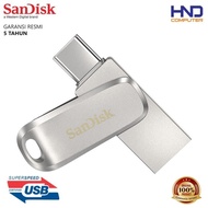 Flashdisk Sandisk Ultra Dual Drive Luxe Type C 128GB - SDDDC4-128G-G46