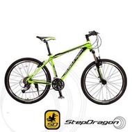 史特龍 StepDragon Shimano 27速鋁合金登山車 SMA-270 V夾(亮綠)-【台中-大明自行車】