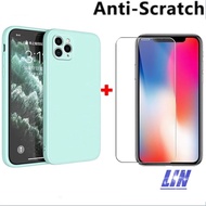 2in1 phone case+1 ultra clear tempered glass Samsung Galaxy A02 A02S A03 A03S A04 A04E A05 A05S A10 