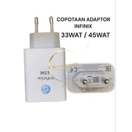 Removable Adapter Infinix Used Disassembly 33W / 45W Original Fash Charging with Guarantee