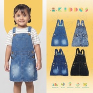Overall Jeans Skirt for Girls 6 Months - 4 Years Jumpsuit |KIDDOS (6 Months - 4 Years)