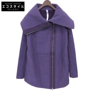 Lululemon 全新未使用棉質 Virasana 毯式裹身外套，女款，紫色，2 號 (W4C24S) [二手]