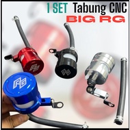 Master619 New RG CNC Brake Fluid Tank CNC Model Tube Black Brake Fluid TankBIG + CNC Tube Pole Brack