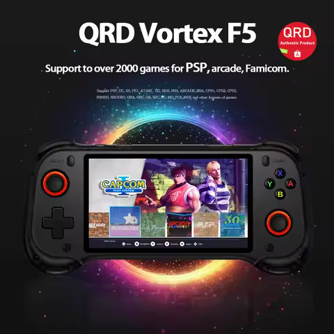 Authentic QRD Vortex F5 Pocket Retro Handheld Game Console Portable Handheld Video Game Players
