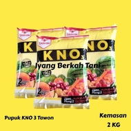 Pupuk KNO3 Putih 2Kg Nitrogen (N) 13% Kalium (KO) 46% KNO 3 Cap TAWON Prill DGW