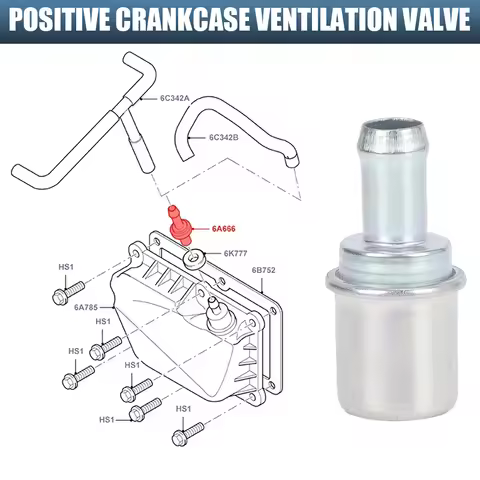 Engine Crankcase Ventilation PCV Valve 1702150 For Ford Fiesta Fusion Focus C-max B-max Mondeo 96MF6