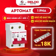 Switch circuit breaker, 1 phase 2P 80A/100A/125A DELIXI 400V code DZ47 - 125 2P li(D) Brand DELIXI