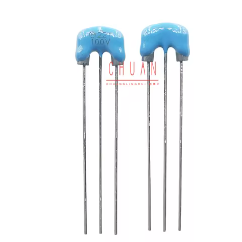 50pcs/ DSS1NB32A221Q55B in-line EMI noise filter three-terminal capacitor 220pF 100V 6A