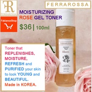 💮😍[Ferrarossa] Moisturizing Rose Gel Toner / 100ml [FabianseShop]😍💮