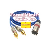 XLR To RCA Jack 1 XLR Male To 2 RCA 3.5mm Cable original high quality copper kitani cable