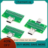 Type-C USB 3.1 24 Pin 2.54mm Male/Female Test PCB Board Adapter Connector Socket