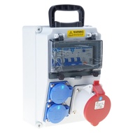 Portable Switches Socket Box Wall Power Distributor With Socket Outdoor Industrial Socket Box Waterp