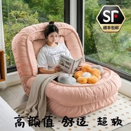 Lazy Sofa Sleeping and Lying Internet Celebrity Human Kennel Home Bedroom Tatami Foldable Single Double Sofa Bed