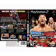 WWE SmackDown vs DVD Game Cassette. Raw 2011 - PS 2 game cassette - original PS2 game cassette - PS2