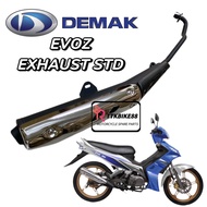 DEMAK EVOZ EVO-Z 110 MUFFLER EKZOS COMPLETE STD ORIGINAL DEMAK EXHAUST EXHAUST + PROTECTOR MALAYSIA